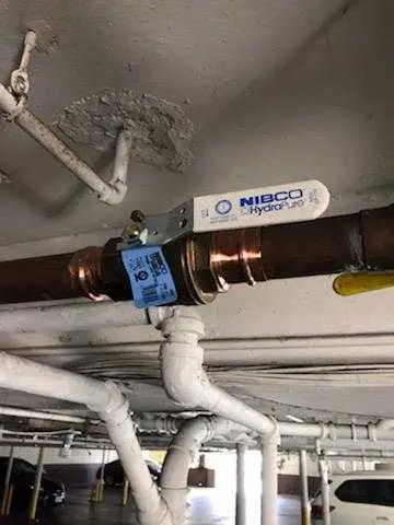 Copper pipe repair and valve work for Water Line Repair in California